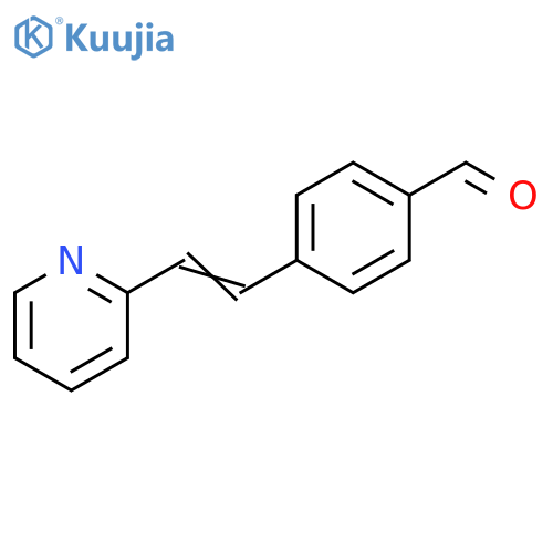 Benzaldehyde, 4-[2-(2-pyridinyl)ethenyl]- structure