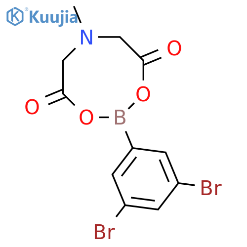2-(3,5-Dibromophenyl)-6-methyl-1,3,6,2-dioxazaborocane-4,8-dione structure