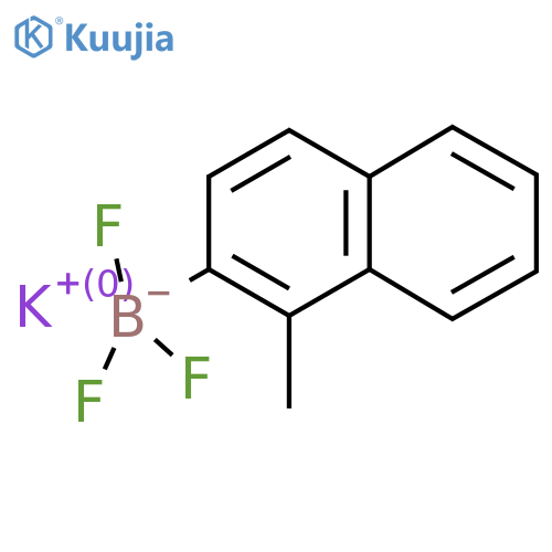 Potassium trifluoro(1-methylnaphthalen-2-yl)boranuide structure