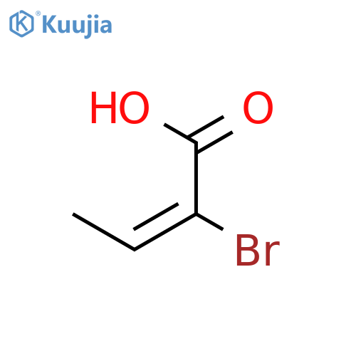 2-Butenoic acid,2-bromo- structure