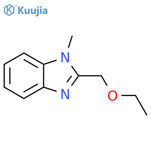 1H-Benzimidazole,2-(ethoxymethyl)-1-methyl- structure