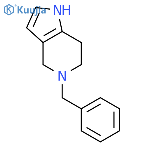 5-Benzyl-4,5,6,7-tetrahydro-1H-pyrrolo3,2-cpyridine structure
