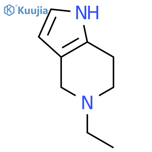 1H-Pyrrolo[3,2-c]pyridine,5-ethyl-4,5,6,7-tetrahydro- structure