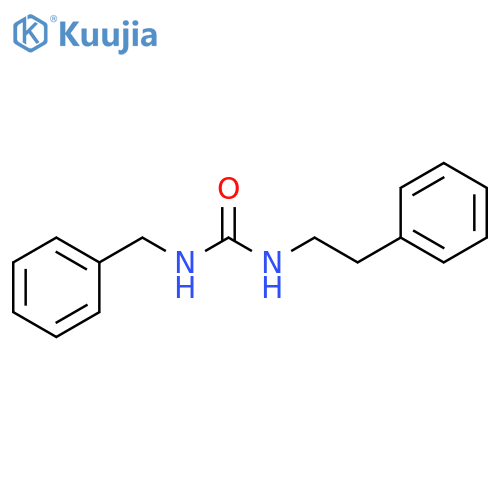 Urea, N-(2-phenylethyl)-N'-(phenylmethyl)- structure