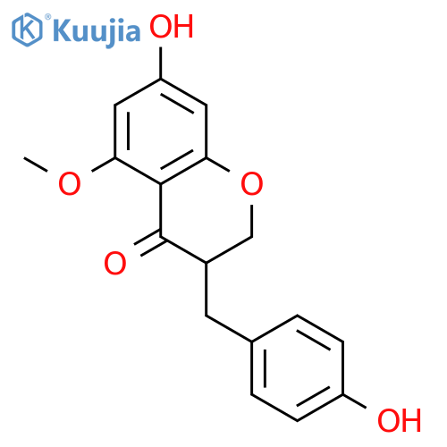 4'-Demethyl-3, 9-dihydro-5-O-methyleucomin structure