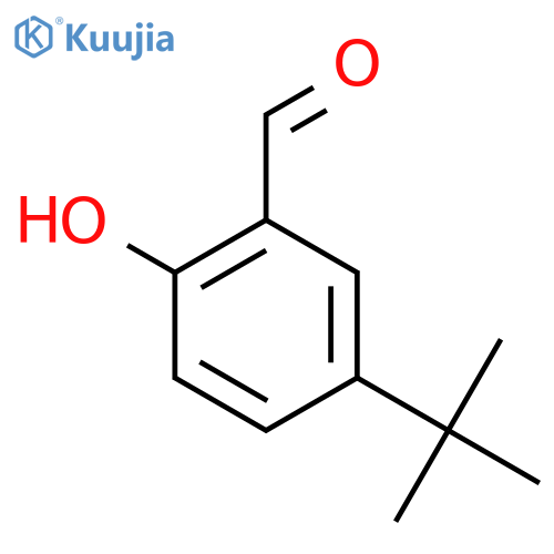 5-tert-Butyl-2-hydroxybenzaldehyde structure
