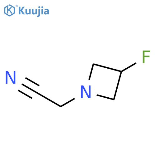 2-(3-fluoroazetidin-1-yl)acetonitrile structure