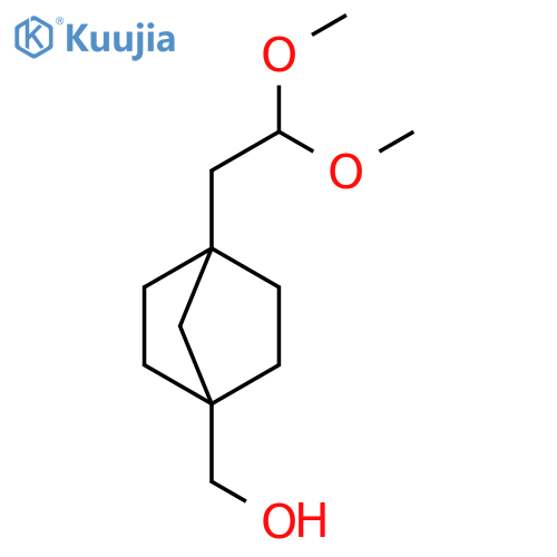 Bicyclo[2.2.1]heptane-1-methanol, 4-(2,2-dimethoxyethyl)- structure