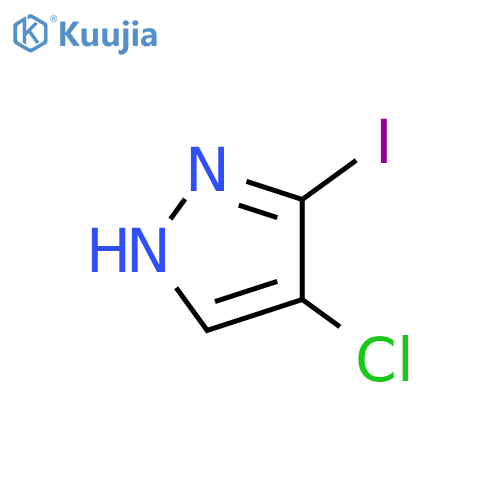 4-chloro-3-iodo-1H-pyrazole structure