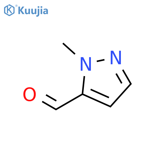 1-Methyl-1H-pyrazole-5-carbaldehyde structure
