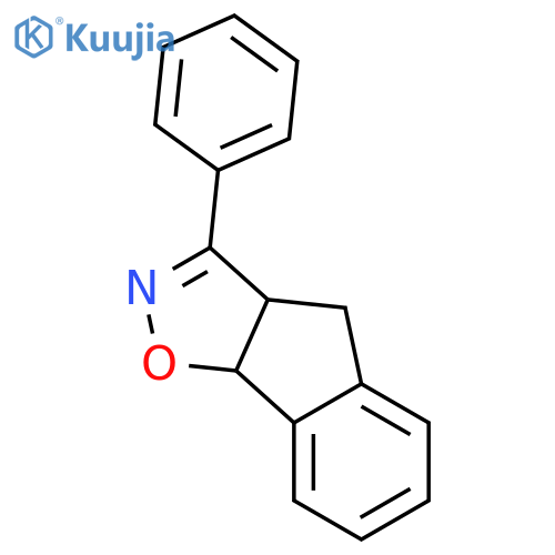 4H-Indeno[2,1-d]isoxazole,3a,8b-dihydro-3-phenyl- structure
