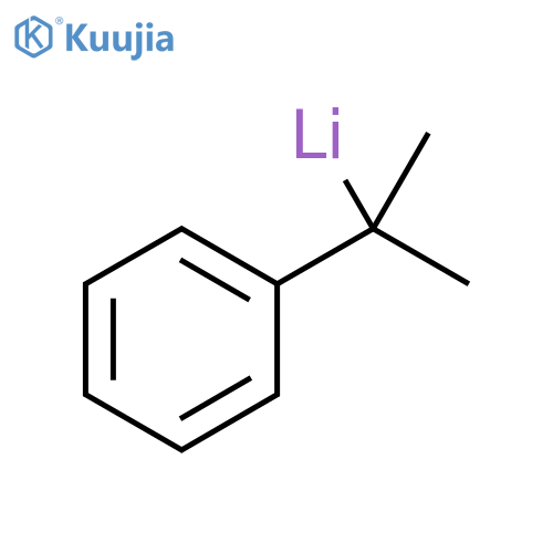 Lithium, (1-methyl-1-phenylethyl)- structure