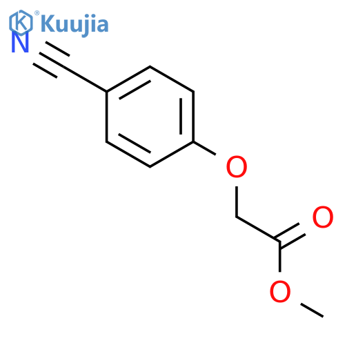 Methyl (4-cyanophenoxy)acetate structure