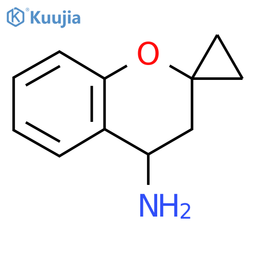 3,4-dihydrospiro1-benzopyran-2,1'-cyclopropan-4-amine structure