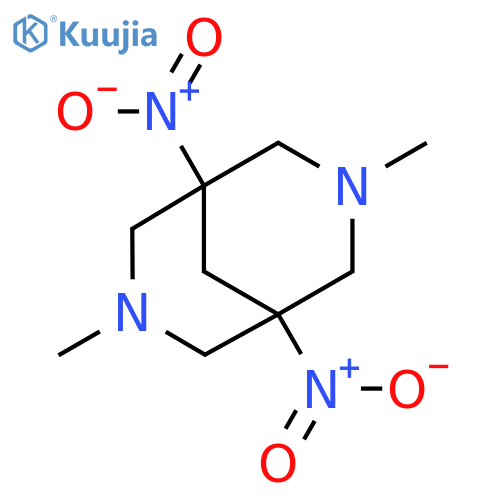 3,7-Diazabicyclo[3.3.1]nonane, 3,7-dimethyl-1,5-dinitro- structure