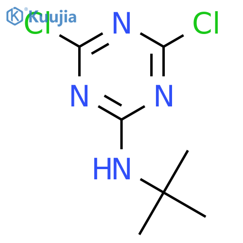 2-(tert-Butylamino)-4,6-dichloro-1,3,5-triazine structure