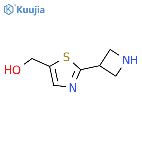2-(azetidin-3-yl)-1,3-thiazol-5-ylmethanol structure