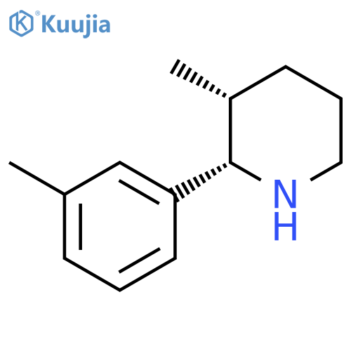 rac-(2R,3S)-3-methyl-2-(3-methylphenyl)piperidine structure