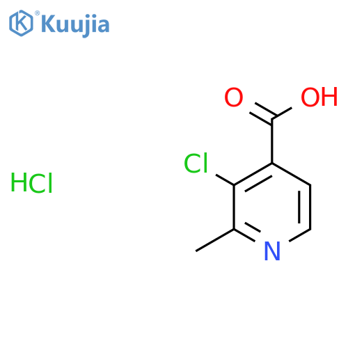 3-Chloro-2-methylisonicotinic acid hydrochloride structure