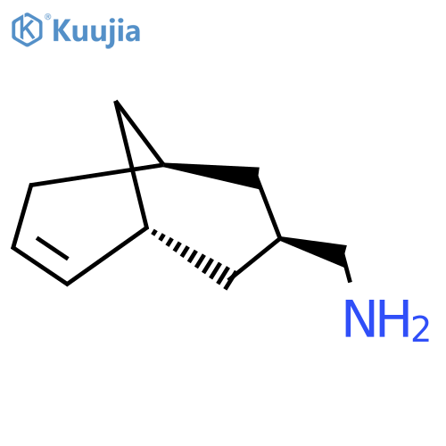 rac-1-[(1R,3S,5S)-bicyclo[3.3.1]non-6-en-3-yl]methanamine structure