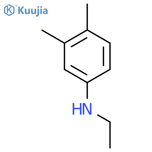 N-Ethyl-3,4-dimethylaniline structure