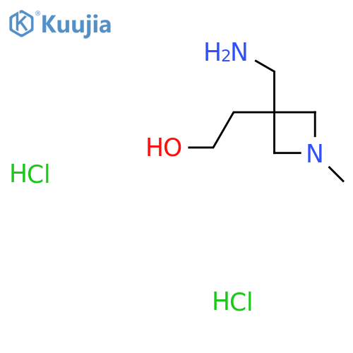 2-(3-(Aminomethyl)-1-methylazetidin-3-yl)ethan-1-ol dihydrochloride structure
