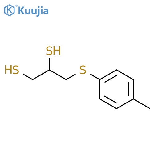1,2-Propanedithiol,3-[(4-methylphenyl)thio]- structure