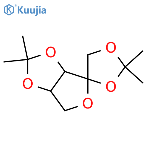 α-D-erythro-2-Pentulofuranose, 1,2:3,4-bis-O-(1-methylethylidene)- (9CI) structure