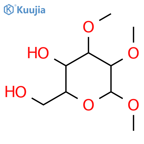 α-D-Mannopyranoside, methyl 2,3-di-O-methyl- structure
