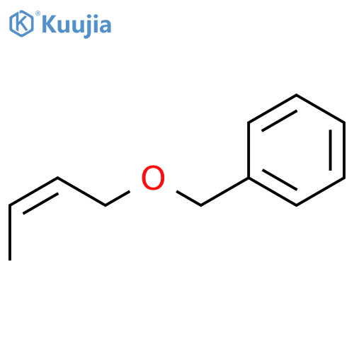 Benzene, [(2-butenyloxy)methyl]-, (Z)- structure
