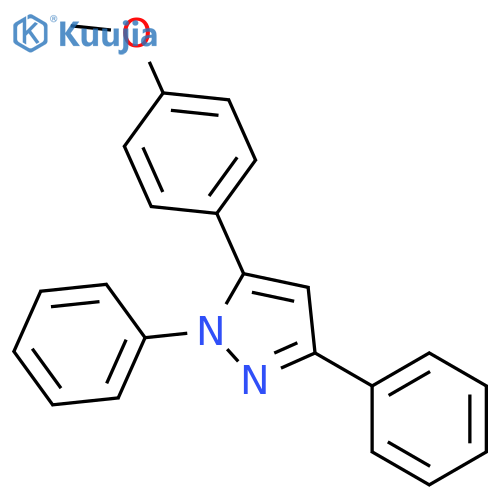 1H-Pyrazole,5-(4-methoxyphenyl)-1,3-diphenyl- structure