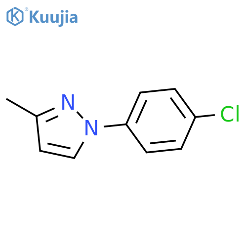 1-(4-chlorophenyl)-3-methyl-1H-pyrazole structure