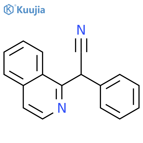 1-Isoquinolineacetonitrile,a-phenyl- structure