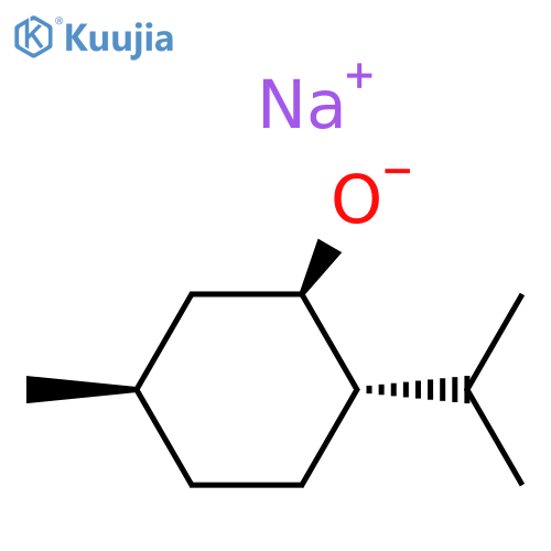 Cyclohexanol, 5-methyl-2-(1-methylethyl)-, sodium salt, (1R,2S,5R)- structure