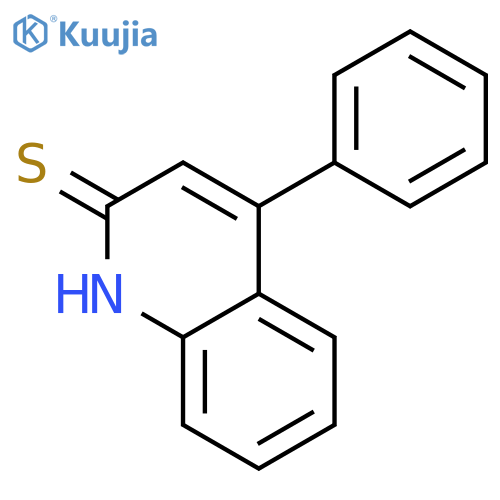2(1H)-Quinolinethione, 4-phenyl- structure