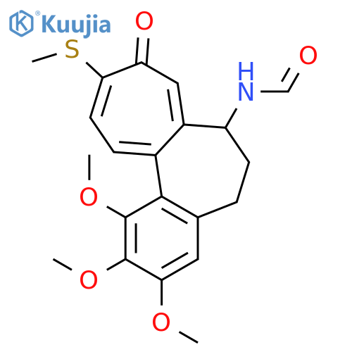 Formamide,N-[(7S)-5,6,7,9-tetrahydro-1,2,3-trimethoxy-10-(methylthio)-9-oxobenzo[a]heptalen-7-yl]- structure
