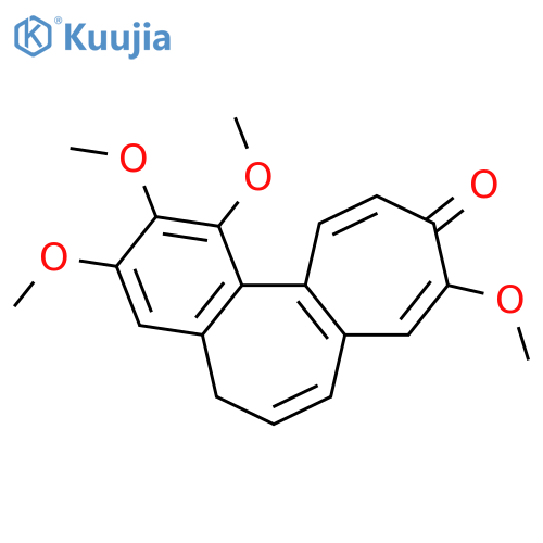 1,2,3,9-tetramethoxybenzo[a]heptalen-10(5H)-one structure