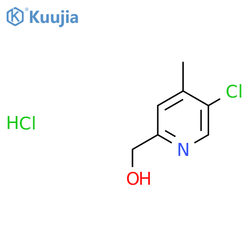 (5-Chloro-4-methylpyridin-2-yl)methanol hydrochloride structure