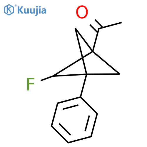 1-(2-Fluoro-3-phenylbicyclo[1.1.1]pentan-1-yl)ethan-1-one structure