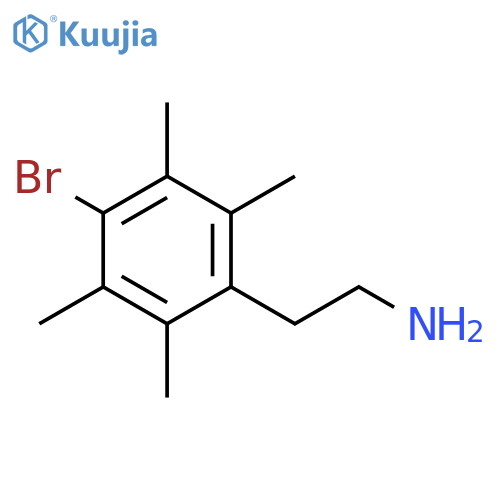 2-(4-bromo-2,3,5,6-tetramethylphenyl)ethan-1-amine structure