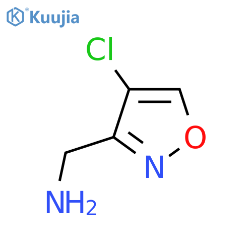 1-(4-Chloro-1,2-oxazol-3-yl)methanamine structure