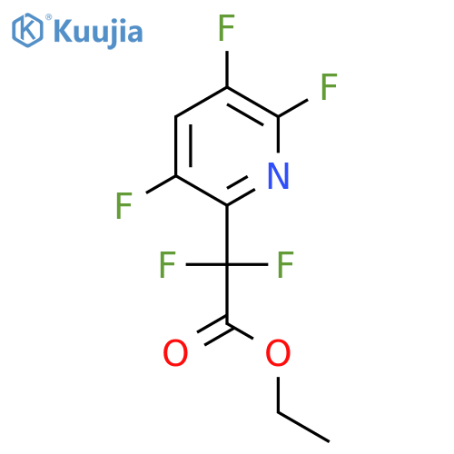 Ethyl 2,2-difluoro-2-(3,5,6-trifluoropyridin-2-yl)acetate structure