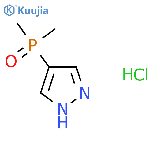 4-(dimethylphosphoryl)-1H-pyrazole hydrochloride structure