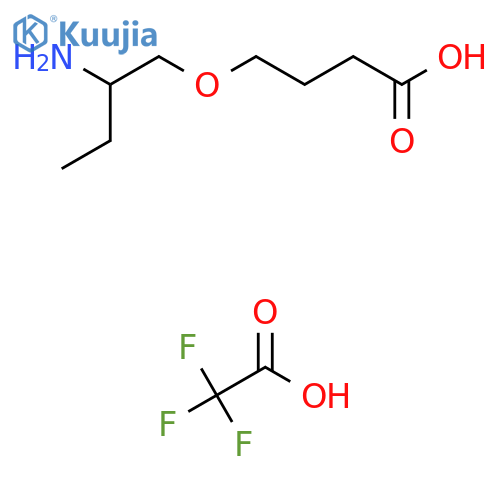 4-(2-aminobutoxy)butanoic acid, trifluoroacetic acid structure