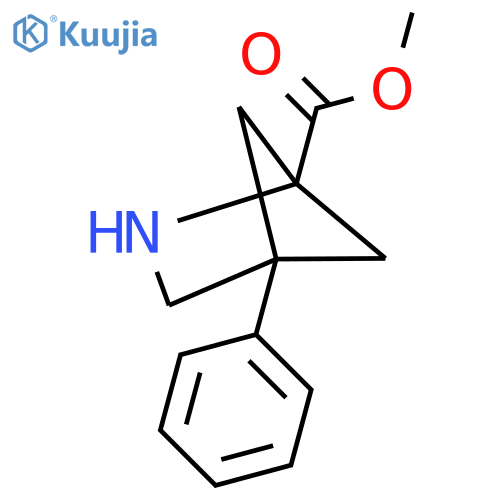 Methyl 4-phenyl-2-azabicyclo[2.1.1]hexane-1-carboxylate structure