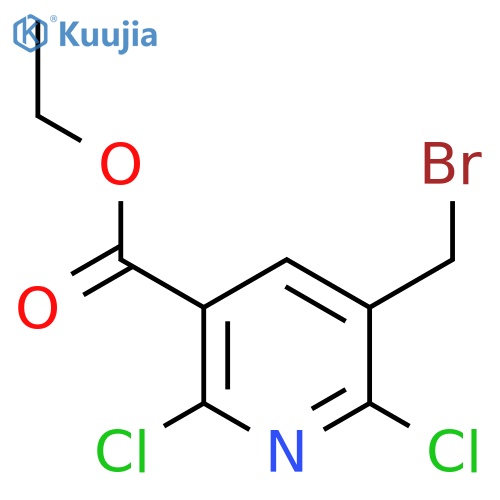 Ethyl 5-(bromomethyl)-2,6-dichloropyridine-3-carboxylate structure