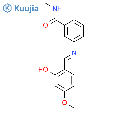 3-((4-Ethoxy-2-hydroxybenzylidene)amino)-N-methylbenzamide structure