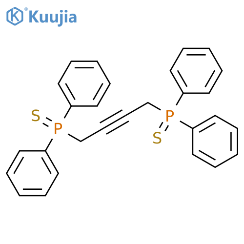 Phosphine sulfide, 2-butyne-1,4-diylbis*diphenyl- structure