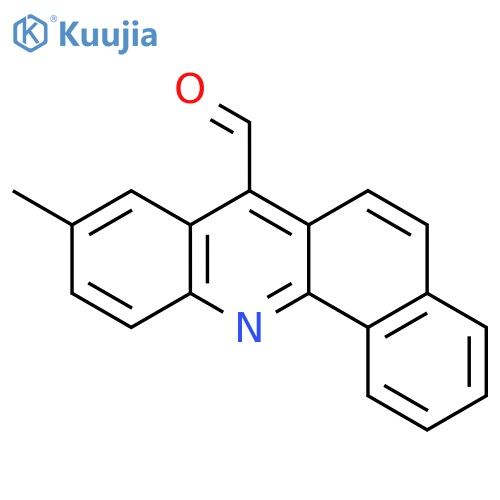 9-methylbenzo[c]acridine-7-carbaldehyde structure