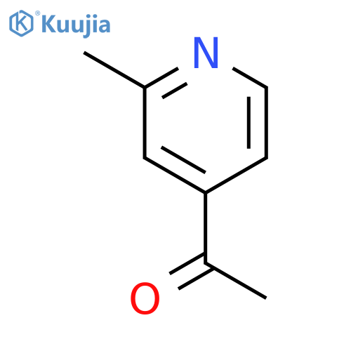 1-(2-methyl-4-pyridyl)ethanone structure